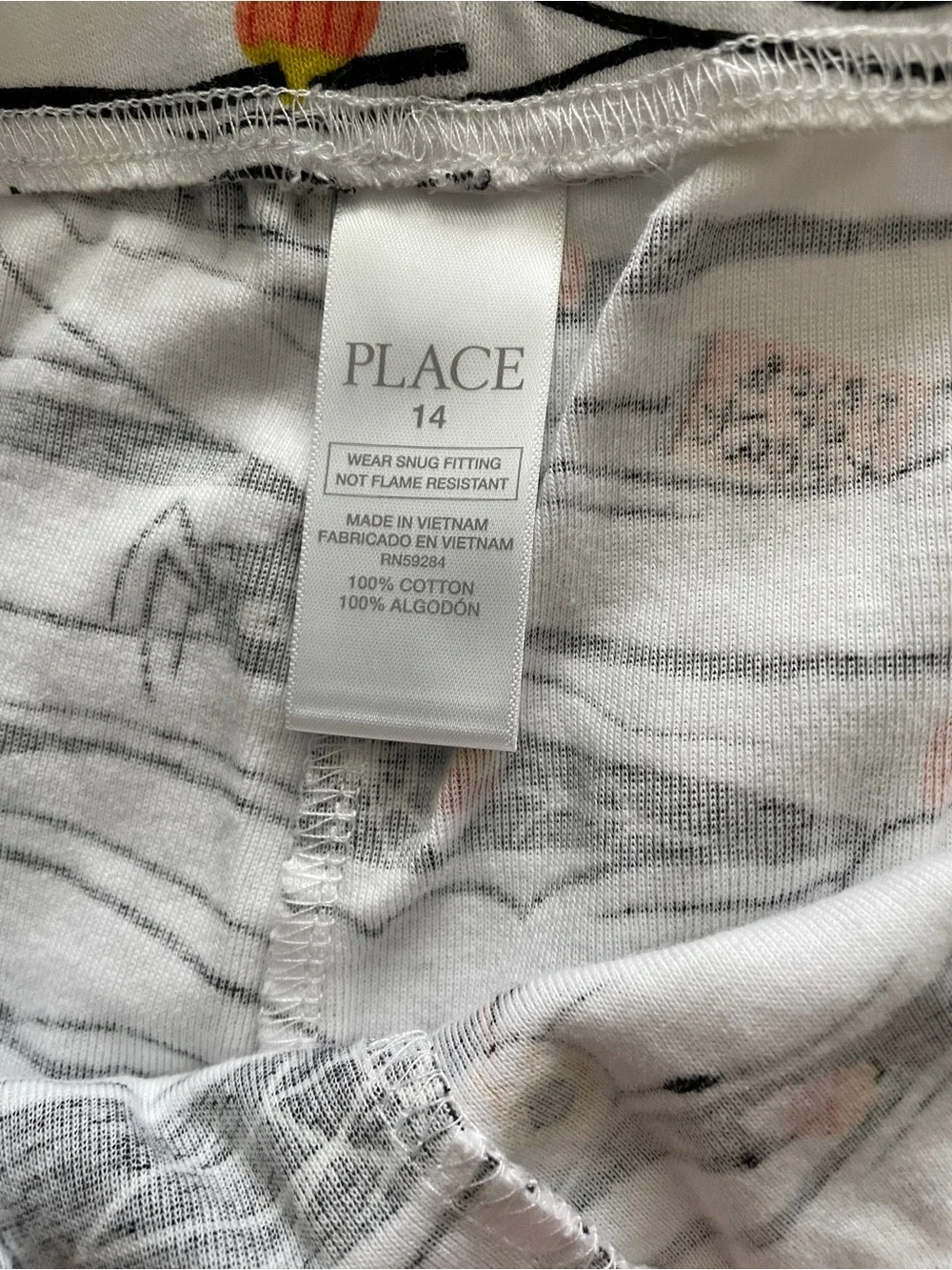 The Children’s Place Halloween Pajamas Glow-in-the-dark Size 14 EUC